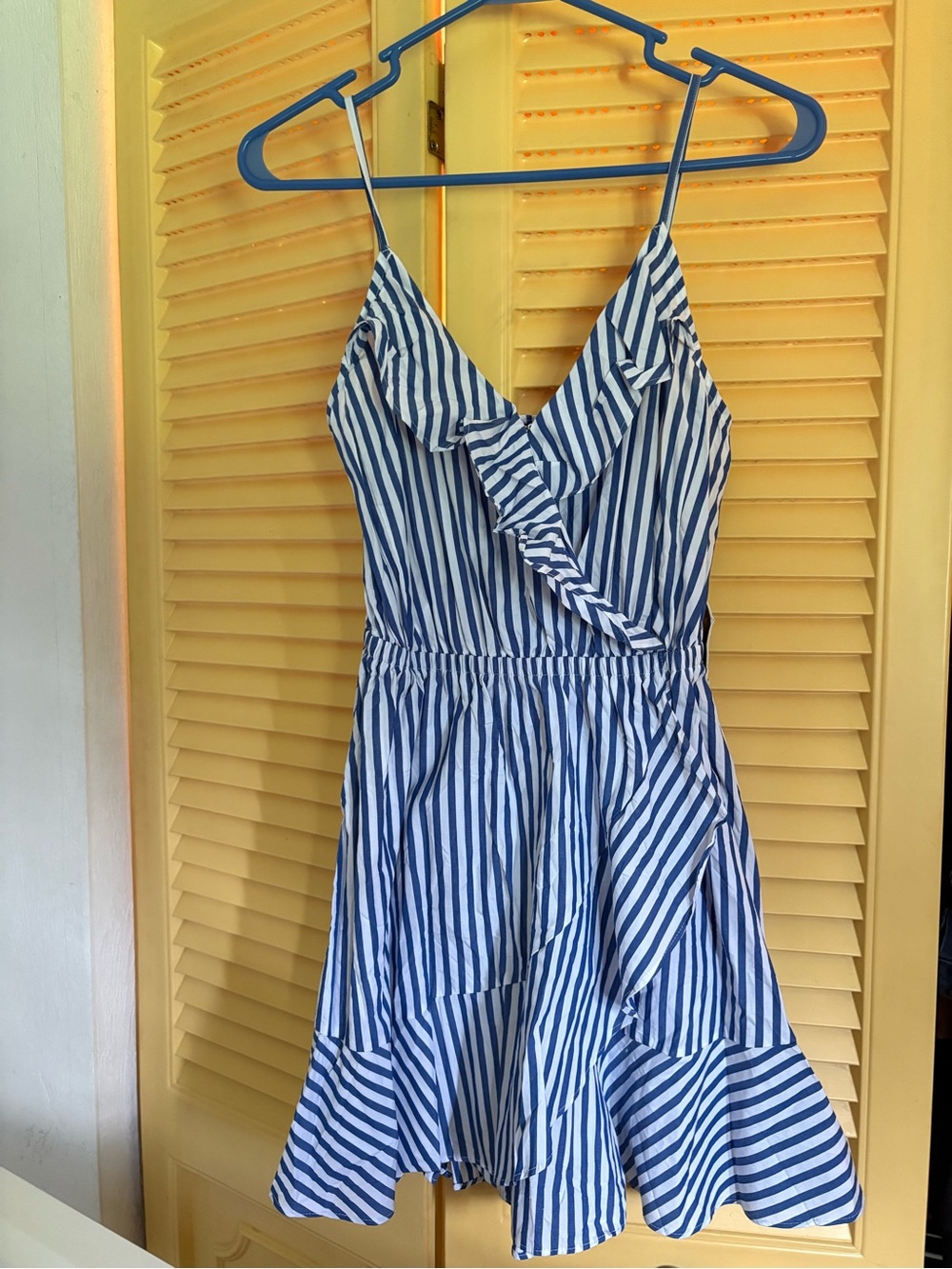 Blue & White Striped Sundress